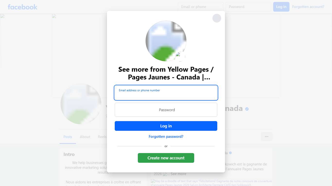Yellow Pages / Pages Jaunes - Canada Montreal QC Facebook